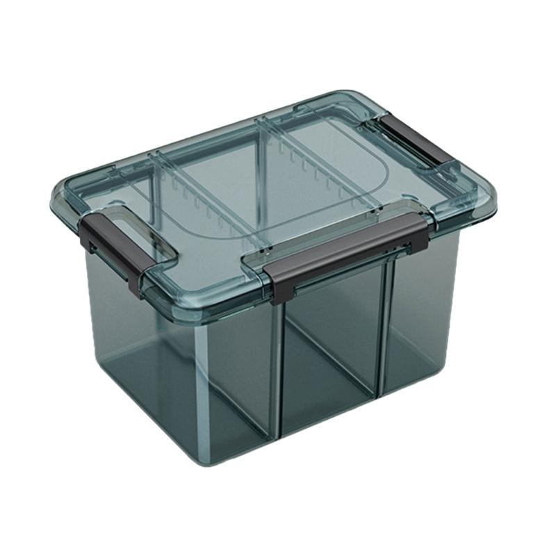 Heavy Duty Plastic Storage Box Container Case With Removable Dividers For Small Tool Bolts Screws And Parts Organization