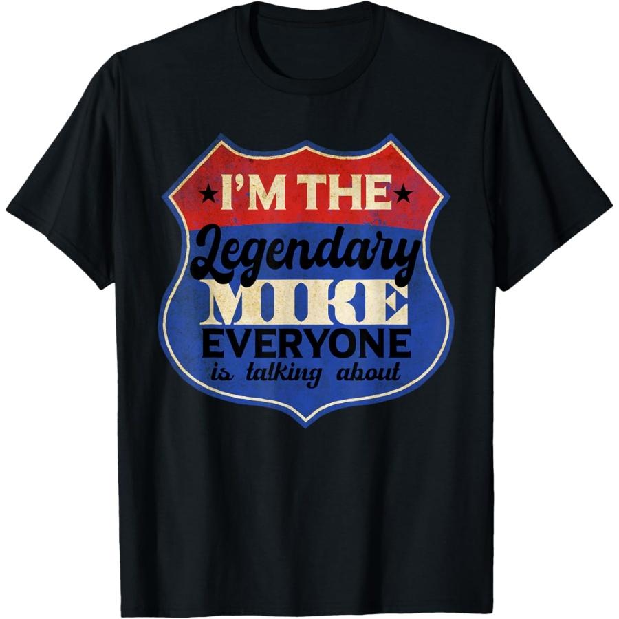 I m The Legendary Mike T-Shirt XXXXXL чёрный