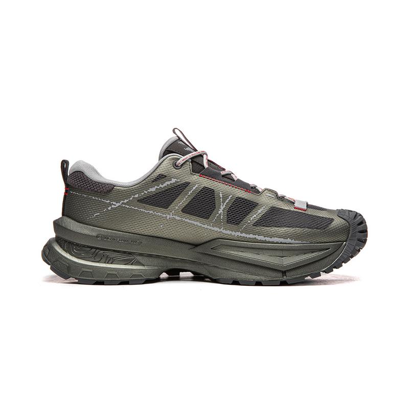 Li Ning Outdoor CF Tracing, Xingchuan SE Cushioning Abrasion Resistant Support Low top Hiking Shoes Unisex AHTV015-10