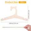 5-50pcs Cute Bear Hanger Rack Anti-slip Wooden Baby Clothes Rack Closet Hangers Home Baby Room Nursery Decor for Kids Present