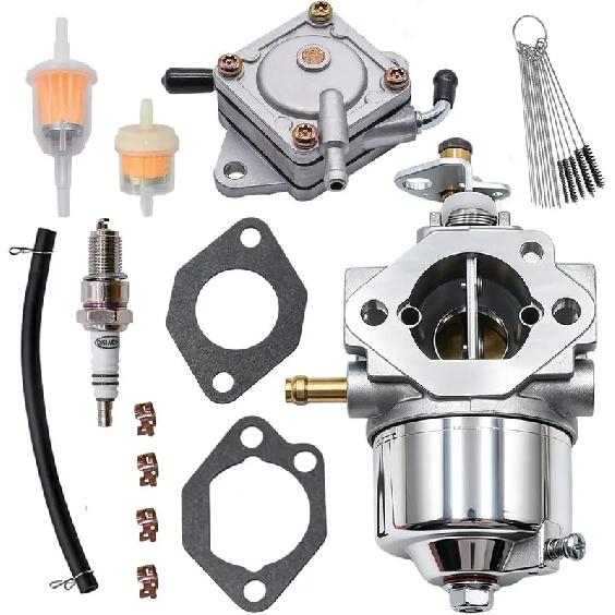 15003-2178 15003-2589 Carburetor Fit for Kawasaki Mule 500 520 550 KAF300 KAF300D 11009-2939 11060-2334 With Fuel Pump