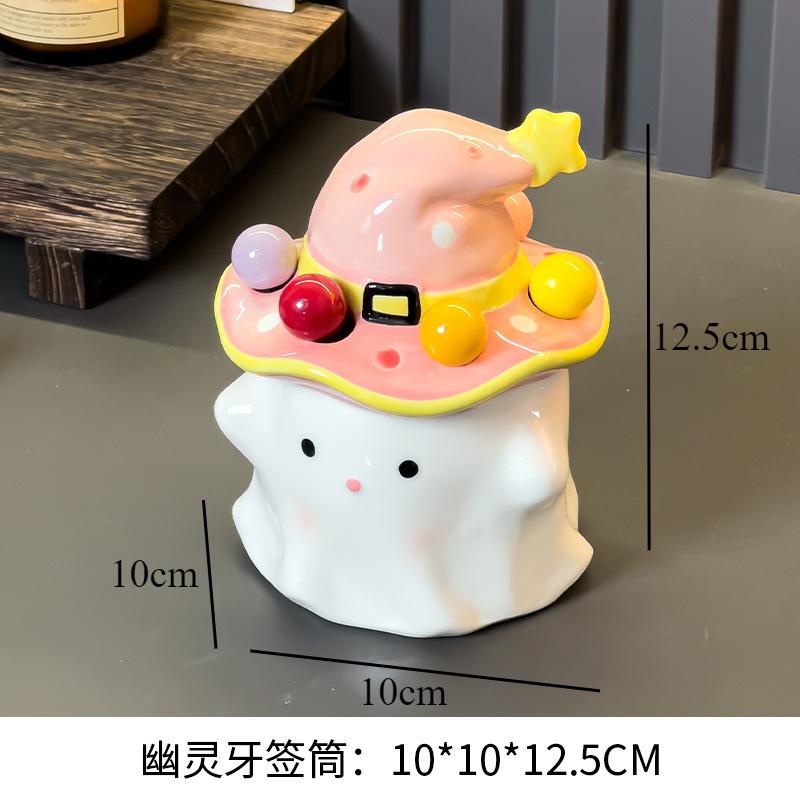 Strawberry Fruit Plate Ceramic Dessert Bowl Decorative Plate Snack Bowl Pastry Plates Toothpick Holder Fruit Fork Storage Jar