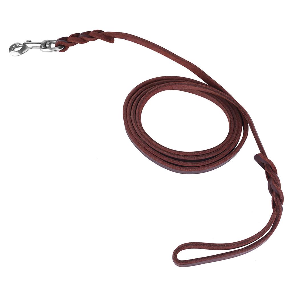 3Types Pet Dog Leash Safety Rope Cowhide and Leather Belt For Walking Running Training