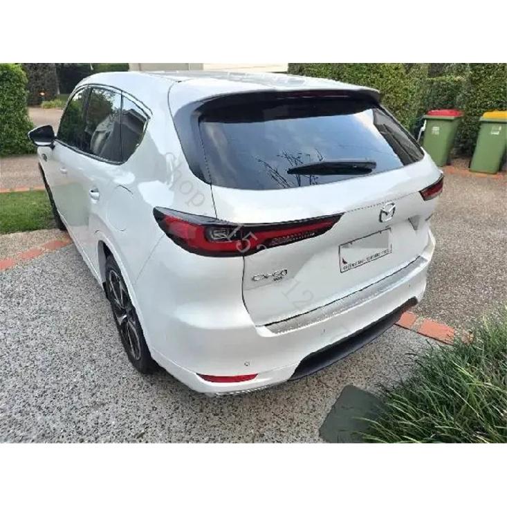 Autozubehör für Mazda CX60 cx-60 2024 2025 Edelstahl Hinterer Stoßstangenschutz Schweller Kofferraum Trittblech Verkleidung