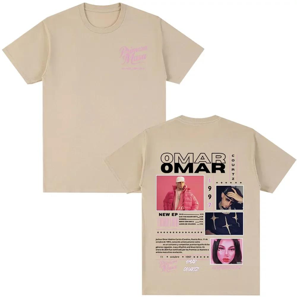 Omar Courtz Primera Musa Album Tour Merch T Shirt Unisex Wounisex Clothing Hip Hop Fashion Tshirt Casual Cotton Short Sleeve Tshirts