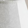White Cloth Lampshade with Fringe Vintage for Dining Area