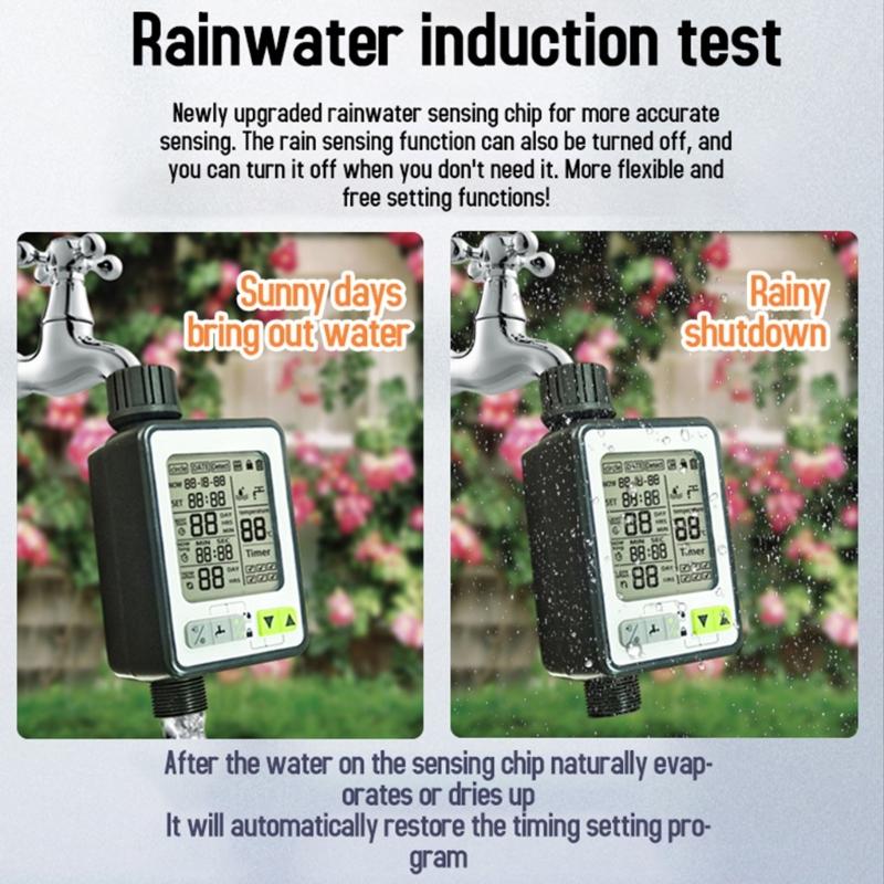 Automatic Water Timer Garden Digital Irrigation Machine Intelligent Sprinkler for Outdoor to Save Water&Time