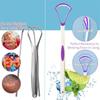 Renesmee Plastic Tongue Cleaner for Adults and Kids Fights Bad Breath Oral Care Tongue Cleaner, Easy To Use Travel Friendly- Pack of 2 (4)