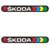AAFM1 Car Anti-collision Strip Rearview Mirror Door Personalized Reflective Sticker For Skoda Sharp Sharp Crystal Sharp Rapid Speed
