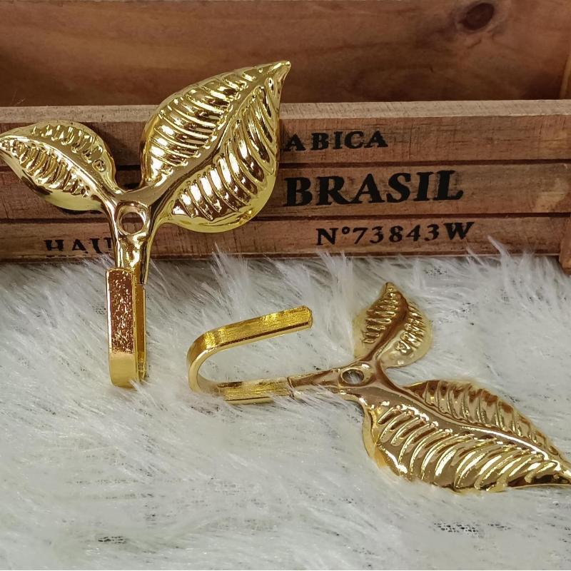 2 Pcs Leaf Shaped Decorative Wall Hooks Heavy Duty Rustproof For Entryway Bathroom Hanging Coats Towels Bags