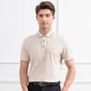 Yayun Men's Business Casual Short-Sleeve Polo Shirt