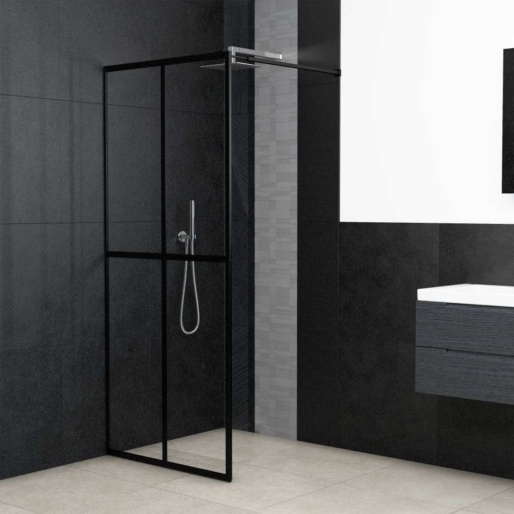 Vidaxl Shower Wall, Transparent Tempered Glass, 118X190 Cm
