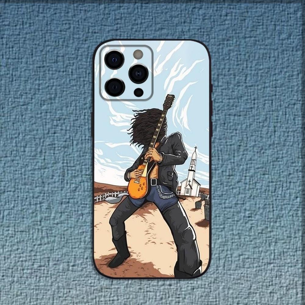 

Band G-Guns N Roses Phone Case For iPhone 16,15,14,13,12,11,Pro,X,XS,Max,XR,Plus,Mini Soft Black Cover iPhone13mini