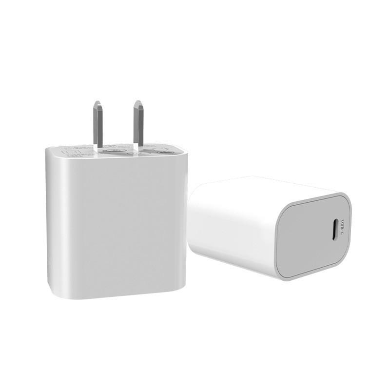 3C Certified PD20W Fast Charger - Dual Port for Apple Phones with Flash Charge Cable