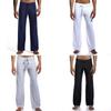 Pantaloni da Lounge da Uomo in Tessuto di Nylon con Coulisse in Vita per Abbigliamento Casuale da Casa