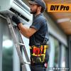 DIYPro Ledvinka Organizér na nářadí s 21 přihrádkami Elektrikářská brašna Heavy Duty pro tesaře a domácí kutily Klip, -
