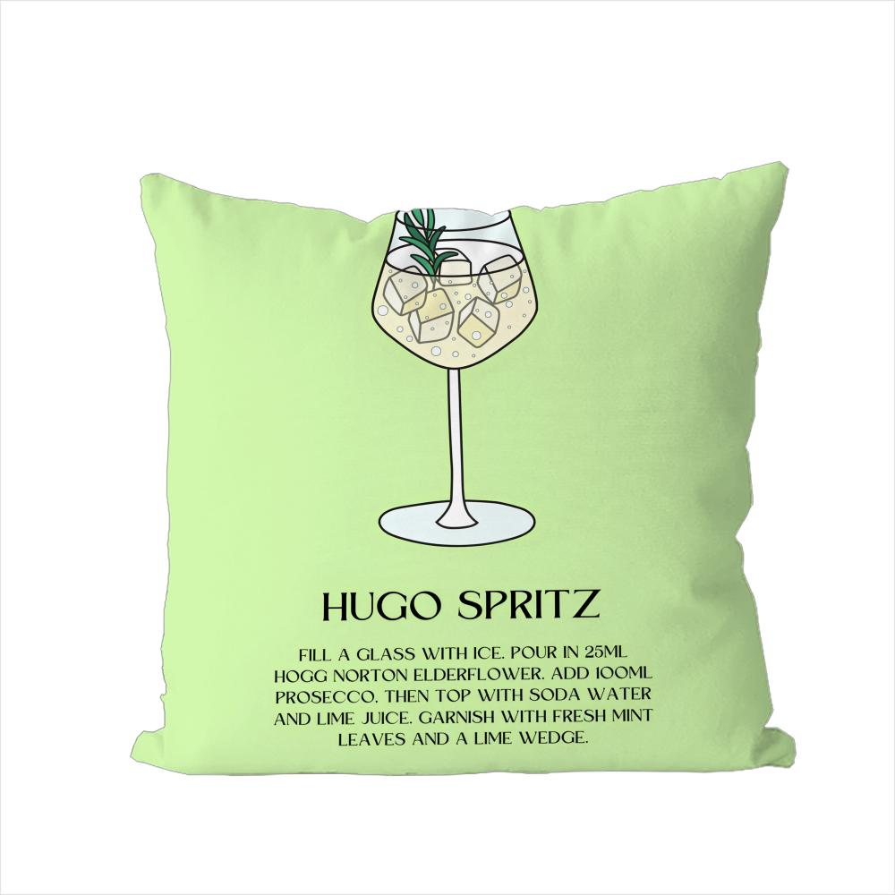 Hugo Spritz Cocktail Pillow Case For Car Sofa Decorative Home Doublesided Print Plush Square Throw Pillow Cushion Cover