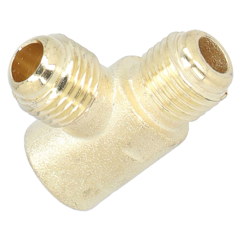 2Pcs Tee Adapter Oil Free Machine Check Valve Threaded Pipe Connector for 550W Air Compressor