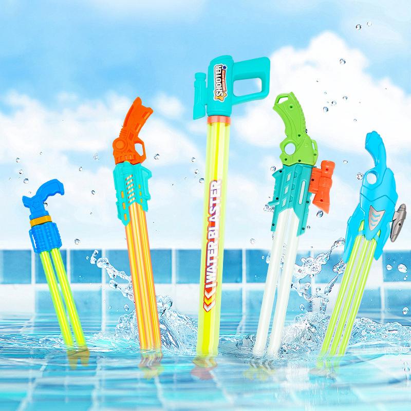 Water Gun Toys Pull Type Large Capacity Originality Children'S Manual Toys Gun High Speed Water Spray Gun Summer Beach