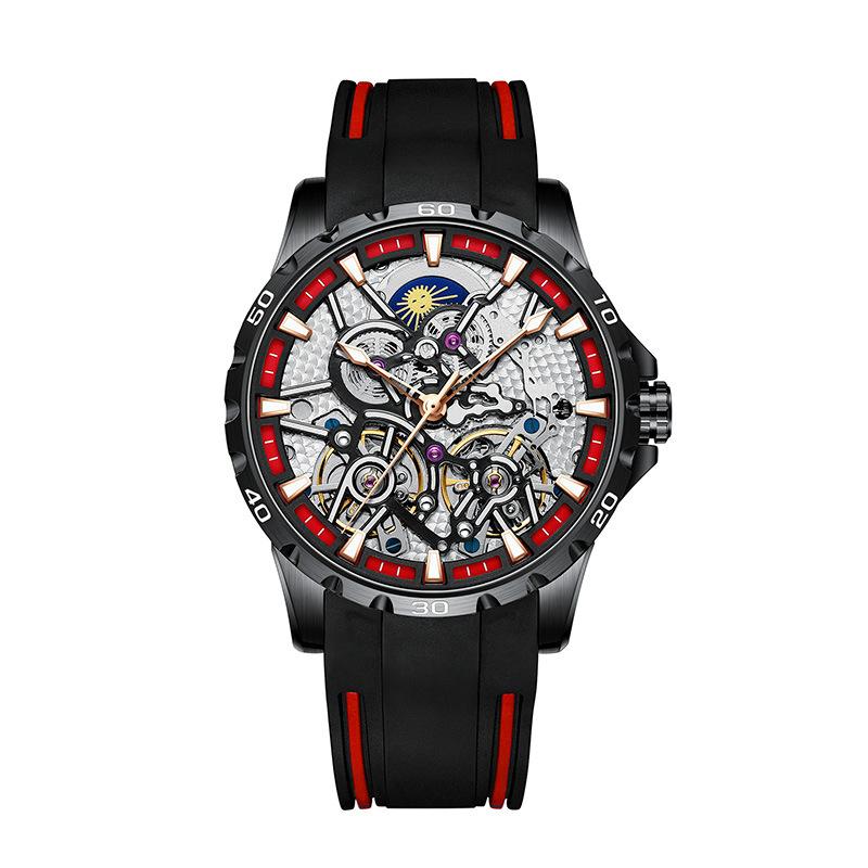AILANG New Swiss Genuine Watches Double Tourbillon Automatic Mechanical Watches Men Waterproof