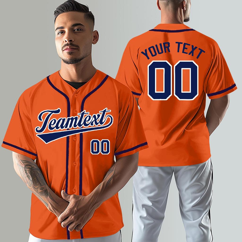 Custom Baseball Jerseys Personalized Printed Team Name & Number Sports Uniform For Men Women Youth