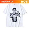 Individuelles T-Shirt Rapper Lil Wayne Druck Grafik T-Shirt Unisex Cool Hip Hop Gothic Kleidung T-Shirts Y2k Unisex Retro Übergroßes Baumwoll-T