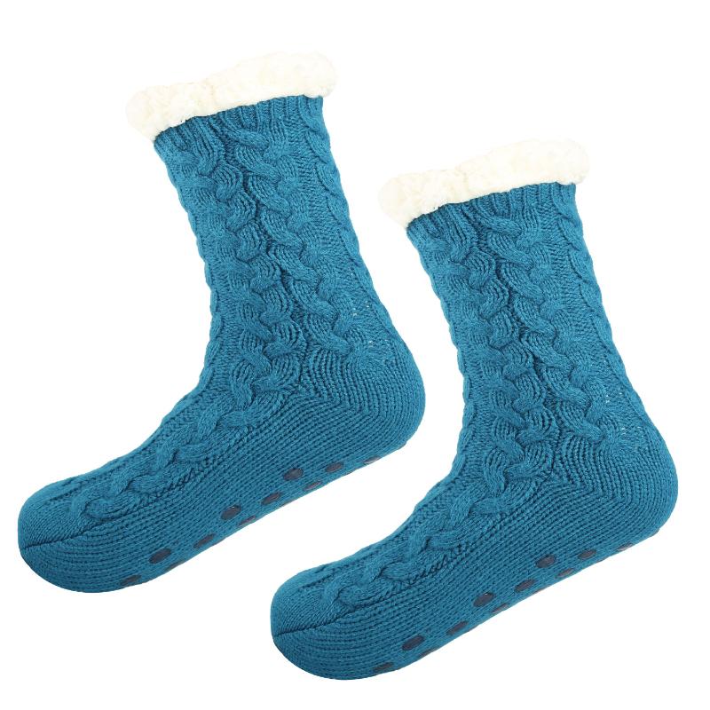 Thickened Fleece Dispensing Non-slip Socks Sleeping Socks Carpet Floor Socks