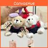 Lovely Bear Plush Keychain Character Doll In Soft Fabric Ideal For Gifting Collectibles And