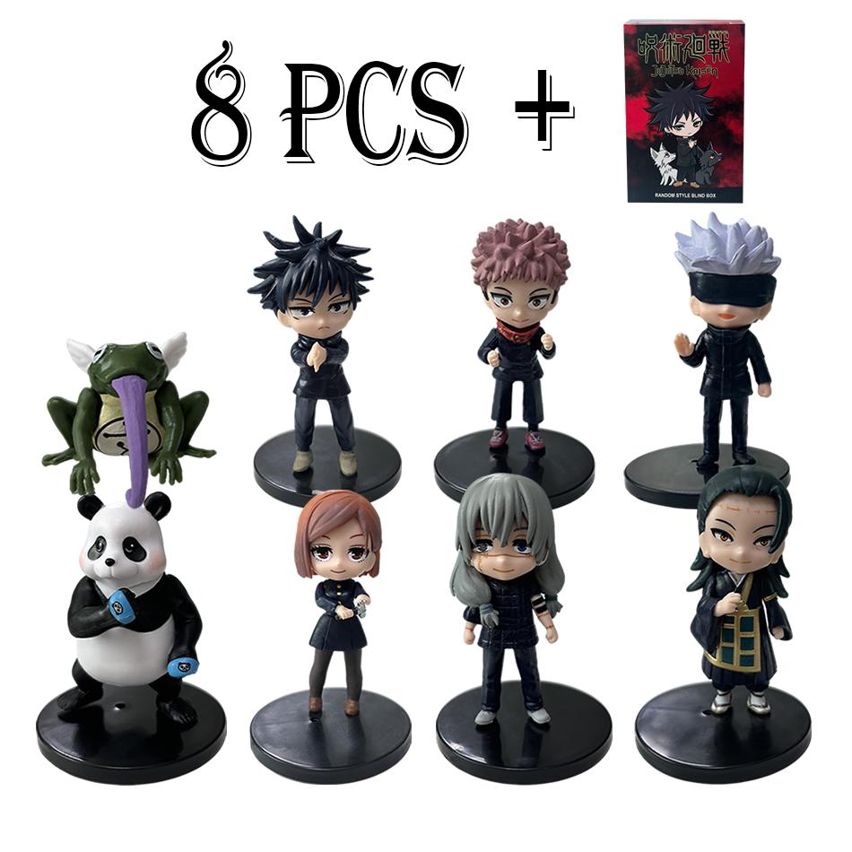 Jujutsu Kaisen Wersja Q Figurka 9 cm Satoru Gojo Itadori Yuji Geto Suguru Nobara Megumi Kolekcja Prezenty urodzinowe i świąteczne