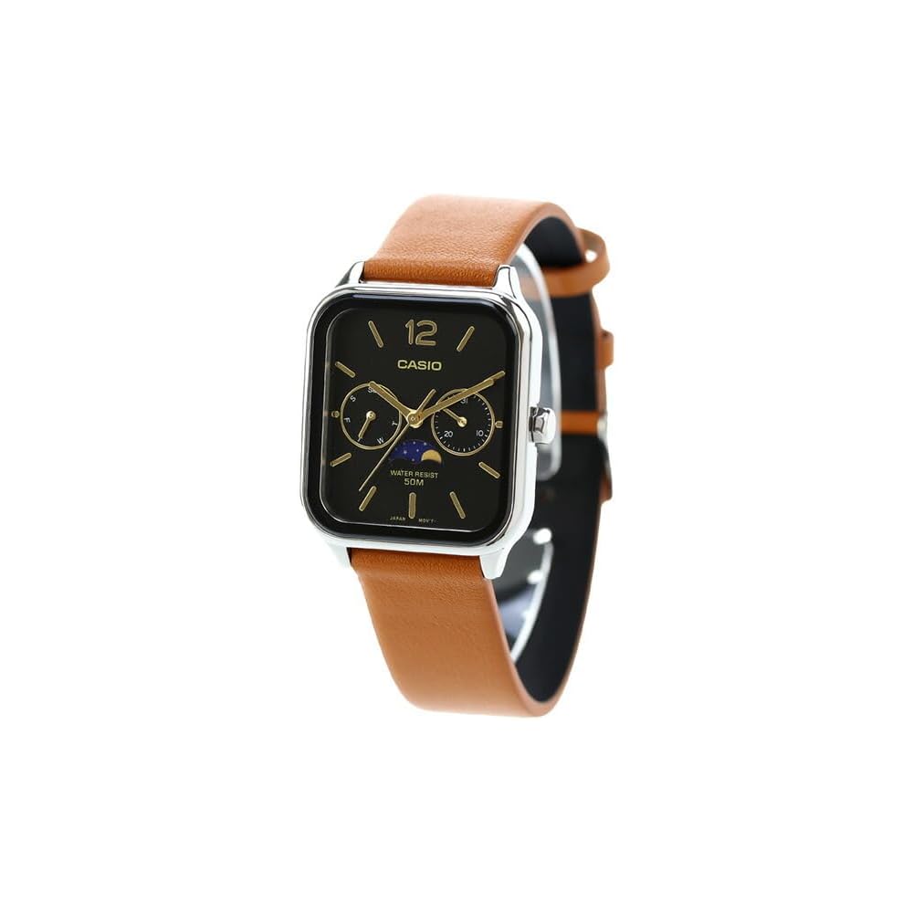 Casio Standard Chupacashi Quartz Men s Watch MTP-M305L-1AV Leather Band Water Resistant