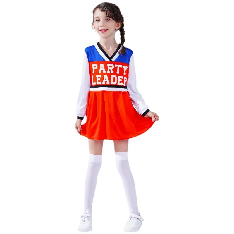 Cheerleading Uniform Letter Print, Performance Clothes, Party Clothes, Stage Clothes, Cosplay Clothes
