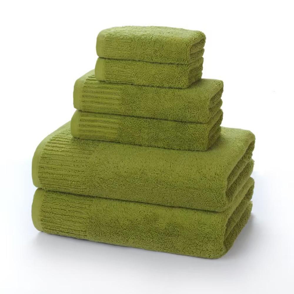 Spot large thickened cotton souvenir towel hotel men's sports face towel plain color broken gear water absorption