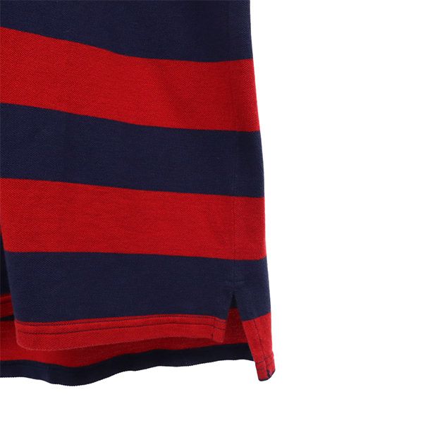 unused Polo by Ralph Lauren border Short sleeve Polo shirt XL Fawn Men's Used