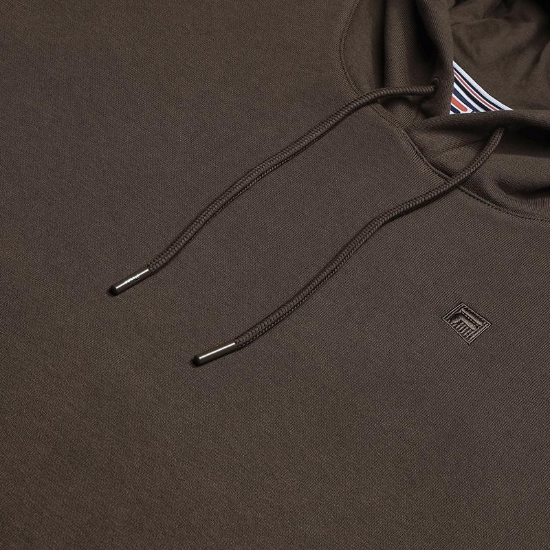 Fila Heritage Classic Minimalist Comfortable Casual Hoodie Women Hoodies Rust-Brown F11W618219FBN