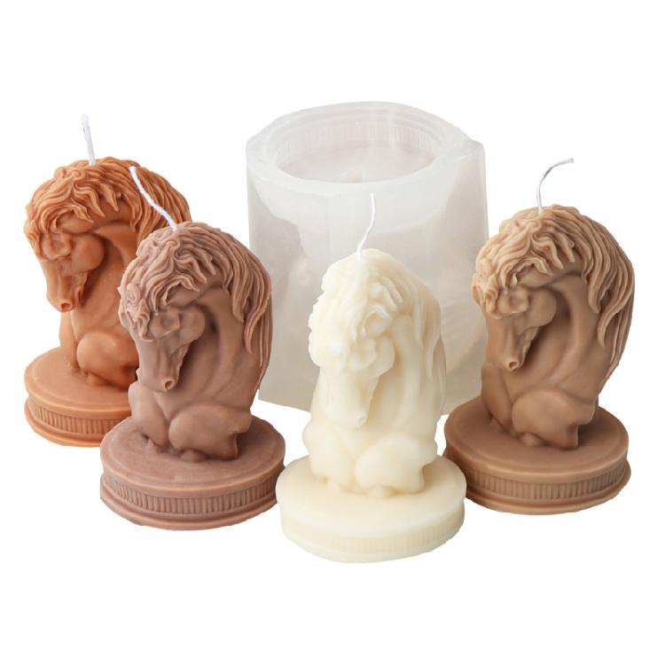 Unique Design Horse Candle Mold - High-Quality Silicone Mould Cake Baking Mold