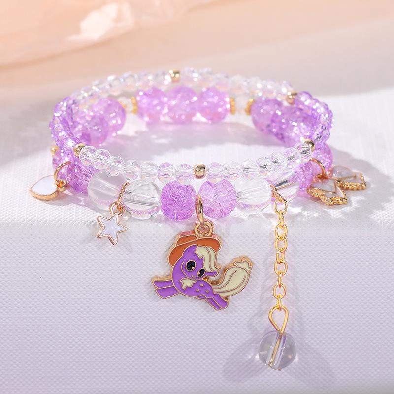 Cinnamoroll & My Melody Crystal Beaded Friendship Bracelet - High-End Versatile Women's Jewelry