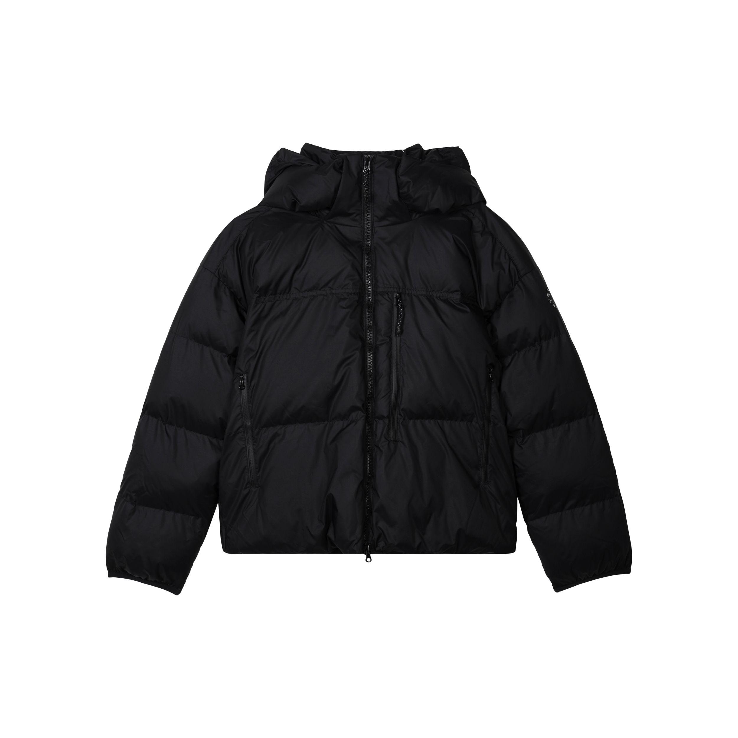 

Adidas Однотонная повседневная короткая куртка с капюшоном и длинным рукавом, женские куртки, черный цвет IL9613 XXL