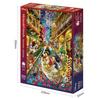 EPOCH Jigsaw Disney Mickey Friends Venetian Journey Decorative Includes and Decorative Stickers 1000-Piece Puzzle, & - (50x75cm), 97-709s, Collage,