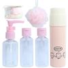 5 Pieces/set of Bottling Set Men and Women Toiletries Cosmetic Travel Empty Bottle Set Portable Wash Bag