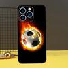 Football Soccer Ball Case For iPhone 16 15 14 13 12 11 Pro Max X XR XS 7 8 Plus 12 13 Mini Bumper Cover
