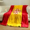 Spain National Flag Blanket for all seasons blanket lunch break throw gift