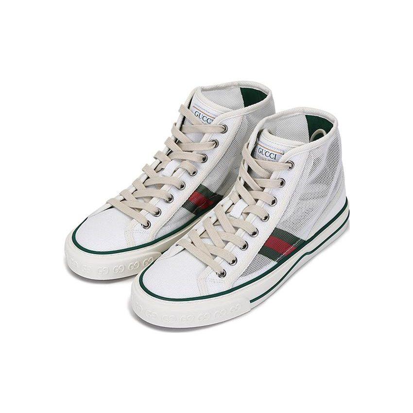 Gucci Wmns Tennis 1977 High 'White Green Red' Women's 663579 2WB10 9070
