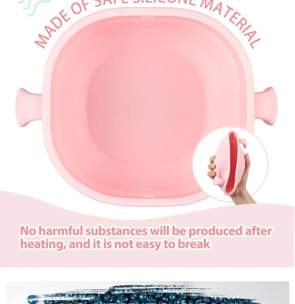 Mehrzweck-Wachswärmer zur Haarentfernung, schnell aufheizender Heißwachswärmer, tragbare elektrische Heißwachs-Erhitzermaschine zur Haarentfernung