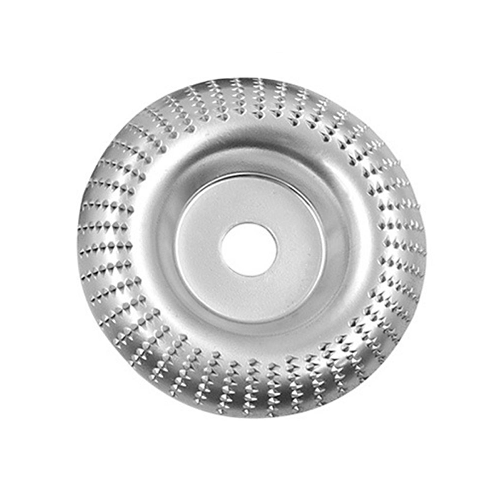 

4 Inch Wood Carving Disc for Angle Grinder with 5 8 inch Arbor Wood Shaping Disc Angle Grinding Wheel Rotary Tool Wood серебряный