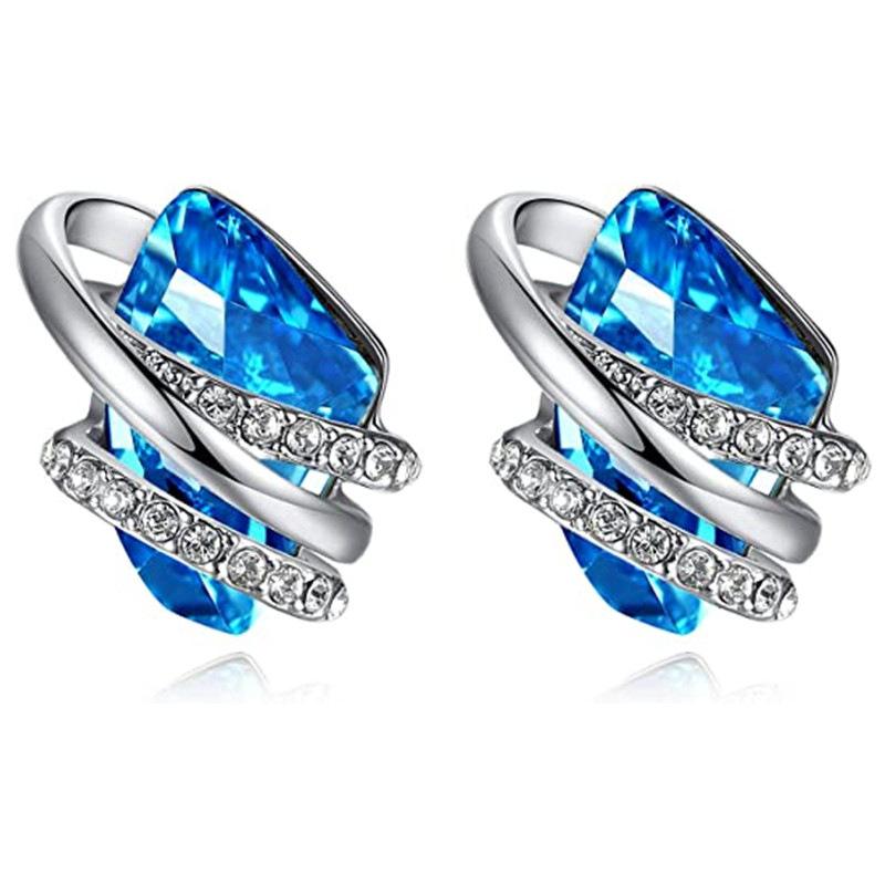 Lindon Fashion Copper Alloy Zircon Jewellery Drop Earrings For Women Wedding Party Gifts