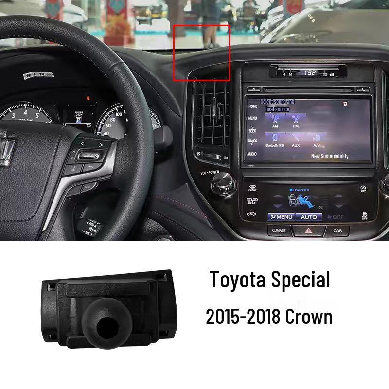 Car Phone Holder for Toyota 6th Gen Camry, Corolla, Highlander - Clip Base Accessory