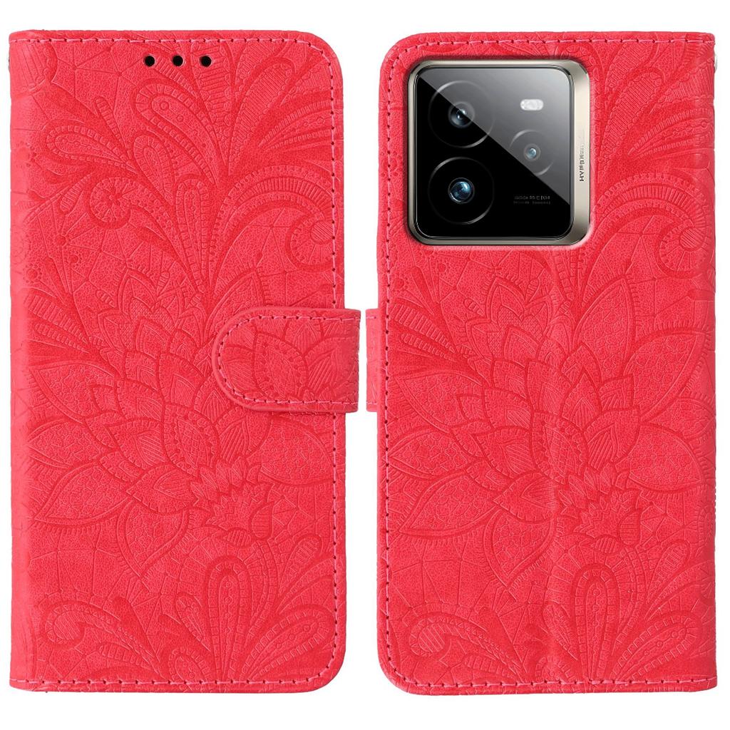 For Realme GT 7 Pro 5G Case Lace Flowers PU Leather Flip Wallet Phone Cover