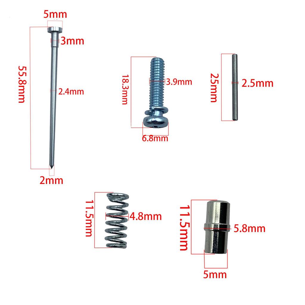 LandTank Zephyr 400 Repair Kit, Carburetor Repair, Jet Diaphragm, Diaphragm, Vacuum, Custom, Outside Product (Set of 4)