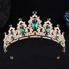 DIEZI 21 Colors Luxury Elegant Crystal Crown Hair Accessories Tiara For Women Party Rhinestone Bridal Crown New Hair Jewelry