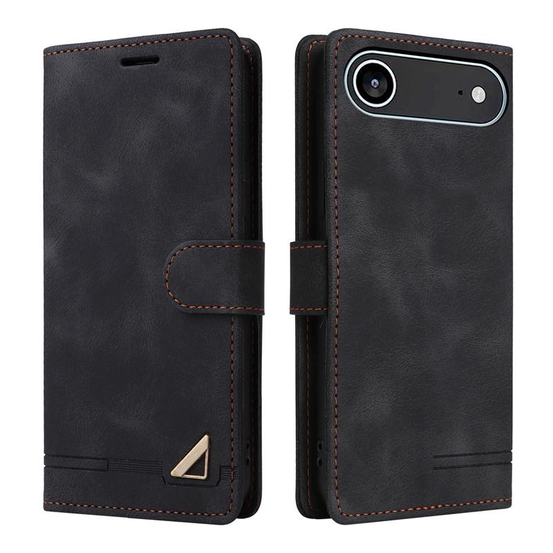 Funda de Cuero Tipo Cartera para Teléfono Para iPhone 17 Air 16E 16 Plus 15 14 Pro 17Pro Max 15Plus Coque Cubierta Tipo Libro de Lujo Ranura para Tarjetas Etui